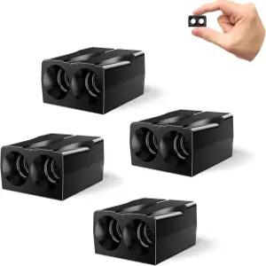 Elook 업그레이드된 자동차용 사슴 휘파람 차량 및 트렁크용 저장 더블 혼 4팩(등록 특허)