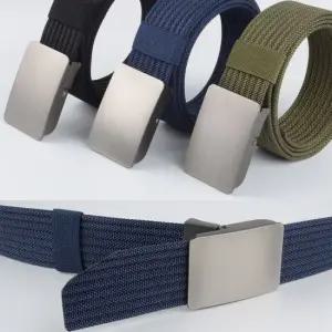 캐주얼 실버 멀티 벨트 메탈 버클 청바지 남자 허리띠 카고벨트 전술벨트 청바지벨트