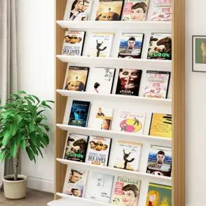 잡지 원목 거치대 브로슈어 조립형 책 홍보물 엽서진열대 진열대