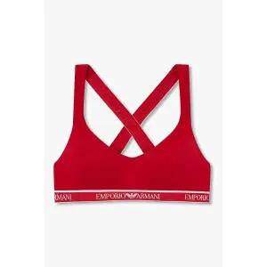 매장정품 EMPORIO ARMANI UNDERWEAR 엠포리오 아르마니 언더웨어 여성 크로스 스트랩 패디드 브라렛 브라(0