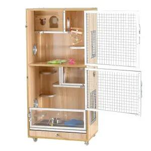 다람쥐 케이지 친칠라 놀이터 햄스터 소동물 하우스 빌라 대형 키우기 글라이더