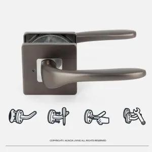 모던 셀프인테리어 교체용 방문 문고리 멋진손잡이 목문용