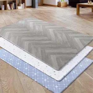 200x140 거실 층간소음 푹신한 양면 매트 diy 반려견건강