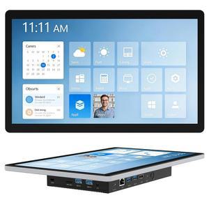 올인원 인더스트리얼 13.3인치 터치스크린 패널 PC, Celeron N5100 FHD IPS 디스플레이 Win11 Pro, 8GB RAM, 128GB 스토리지, USB 3.0 4배, RS232 2배, 기가비트 LAN, HDMI 및 Type-C