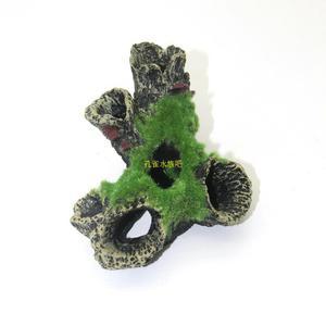 이끼 가정용수족관 애완간식 잔디 묶기이끼 장식 빨판 미니 크리스마스 식물 수조