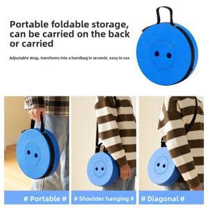 호환 레인보우 텔레스코픽 스툴 가정용 휴대용 소형 여행용 접이식 확장형 어깨끈 가능 수축형 좌석