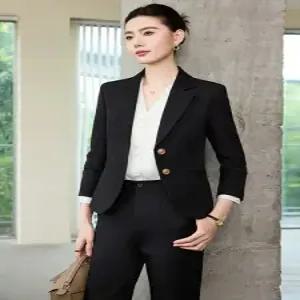 EAMT 여친 오피스룩 정장 공식석상 세트 봄가을 고급 YJ3