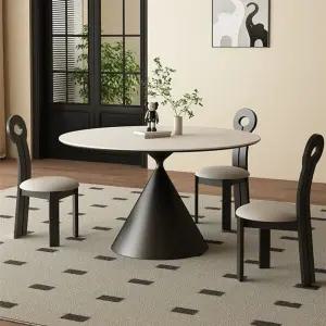 6인용 원형식탁 다이닝 둥근 테이블 1200 홈카페 원탁