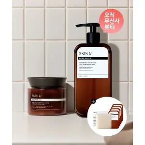 SKIN U 딥머스크 샤워젤 500g+스크럽 450g+비누 증정 2054787