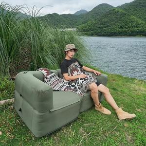 호환 캠핑을위한 모던 풍선 좌석 접이식 작은 플라스틱 소파 낚시를위한 창조적 인 레저 야외 가구 e