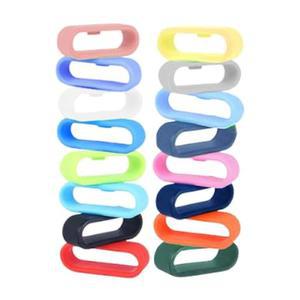 매직 밴드+ 및 밴드2.0 잠금 홀더, 멀티 컬러 미끄럼 방지 실리콘 패스너 클립 루프 액세서리용 Jeeininin 16개 밴드와 호환 가능