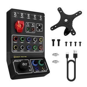 3D 프린팅 프레임, 탄소 섬유 패널, 시뮬레이터 PC, 플러그 앤 플레이가 포함된 MiYee Sim 레이싱 버튼 박스 시뮬레이션 중앙 제어