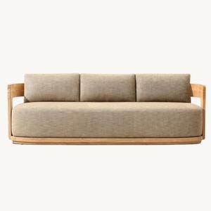 호환 야외 티크 소파 세트 정원 가구 테라스 라운지 의자 식탁 커피 일광욕 빌라 발리 미얀마