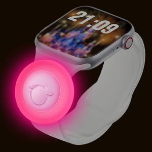 강아지 매직 밴드 잠금 장치와 호환되는 클립, 부드럽고 탄력 있는 전통 시계 액세서리 파크 2.0 퍽 홀더(제거 도구 포함)와 호환됩니다