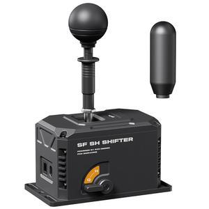 PXN SF SH 심 레이싱 시프터, H-패턴 및 순차 듀얼 모드, 홀 효과 센서, 알루미늄 합금 본체, 6+2+R 기어, 조절 가능한 저항, USB RJ11 PC 휠 베이스와 호환됨