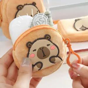 동물 캐릭터 미니파우치 소지갑 동전케이스 열쇠걸이 장식 귀여운 디자인 휴대용 소품