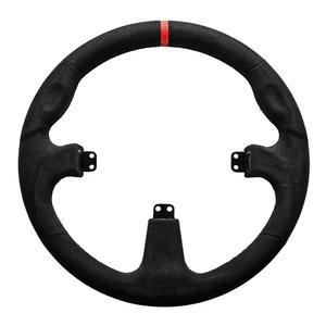 Asetek SimSports 라운드 컴포트+ 림 | 버튼 박스용 교체 가능한 Sim 레이싱 스티어링 휠 쉽고 빠른 설치