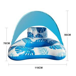 호환 쉐이드 성인 U자형 일광욕 의자  물 팽창식 플로팅 줄  수영장 자외선 차단 침대
