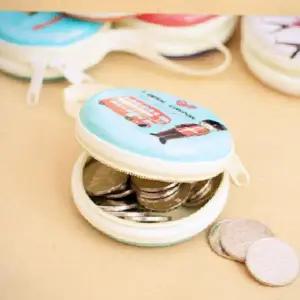 타원형 하드 케이스 휴대용 소지품 보관 파우치 여행용 액세서리 정리 생활용품