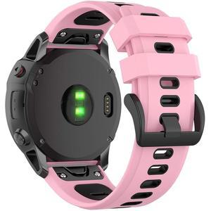 여성 남성용 가민 페닉스 6X 사파이어 밴드, 26mm 퀵핏 실리콘 교체 밴드 스트랩 액세서리 손목 5X 플러스, 프로, 3용으로 적합합니다