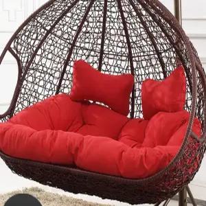 2인용 라탄 흔들그네의자 타입 인테리어