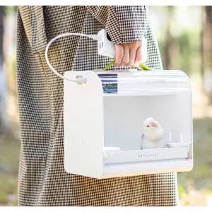 앵무새 이동장 육추기 저소음 항온 휴대용 케이지