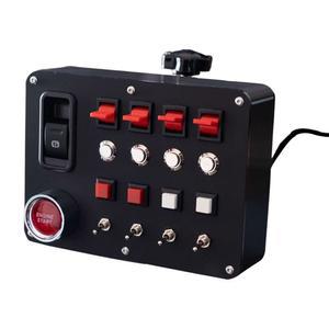 오보키들리야모르 시뮬레이터 아메리칸 트럭 27 맞춤형 버튼 박스 3 (G27 / G29 G920 G923 스티어링 휠용), ATS ETS MOZA R3 R9 R12 베이스용 PC 중앙 제어 컨트롤러 (Style-2)