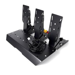 BARTOO 레이싱 브레이크 & 스로틀 심 페달, 홀 센서가 장착된 3페달 세트, PC 게이밍 스티어링 휠 스왑 가능 스프링, Windows 시스템과 호환