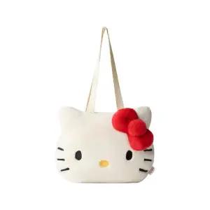 [정품] Zara x Sanrio Hello Kitty Tote Bag Cream 화이트 자라 산리오 헬로 키티 토트백 크림 903305