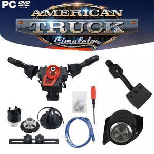 G27 G29 G920 G923 스러스트마스터 T300용 오보키들리 업그레이드형 DIY 레이싱 시뮬레이터 스티어링 휠 턴 시그널 와이퍼 레버 스위치(G27 / G29용 업그레이드형, 블랙)