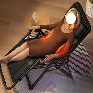 오크스 접이식 마사지 의자 소형 리클라이너 목 등 허리