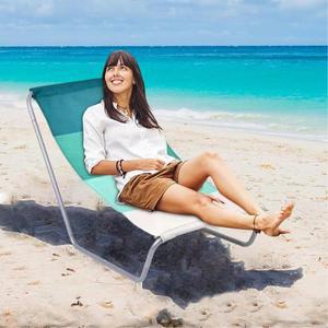 호환 접이식 캠핑 의자  리클라이닝 라운지 정원 야외 해변 일광욕 파티오 수영장 잔디 데크