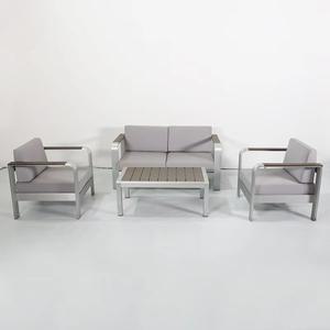 호환 마당 가구 휴식 발코니 빌라 금속 소파 세트 고급 모던 알루미늄 정원 모듈 조합 야외