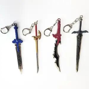 게임캐릭터 장난감칼 키링 열쇠고리 모형칼 키체인 가방고리 피규어 귀칼 피규어 가짜칼 크리스마스선물