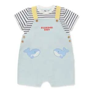 [블루독베이비](대전신세계)(MN)고래포인트세트형우주복(46313-601-04)