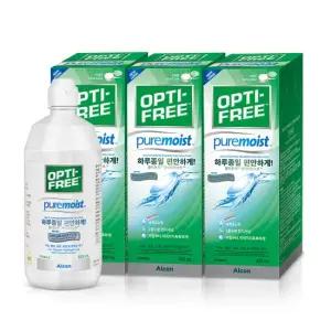 옵티프리 렌즈세척액 퓨어모이스트 420ml 3개