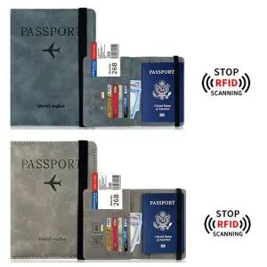 RFID방지 항공권 여권 지갑 여권 케이스