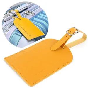 케리어네임택 캐리어 네임택 옐로우 비행기 여행가방 여행용