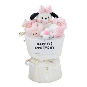 꽃다발 기념일 화이트데이 졸업식 드라이 비누꽃다발 플라워 화이트 재롱잔치 led