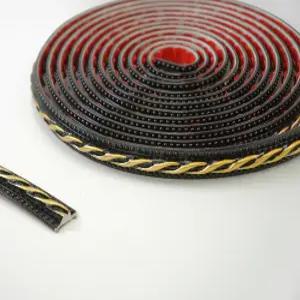 콜라모 16.4피트 금도금 블랙 필 앤 스틱 트림 콜크 스트립 벽/거울/천장/창문 및 도어 프레임용 유연한