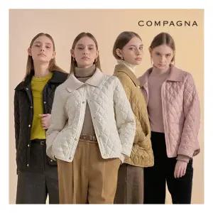 꼼빠니아 25FW 울니트 카라 퀼팅 자켓1163073