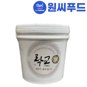 코우 신슈 3S 말통 락교 15kg(7.5kgX2개) 오싱고 SSS 업소용 대용량