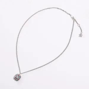 CELINE  25FW ICED TRIOMPHE PENDANT NECKLACE IN STRASS AND BRASS (461OM6BCZ 14AG) (아이스드 트