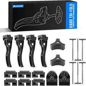 하드 트라이폴드 토노 커버 트럭 교체 설치 액세서리의 부품에는 6* T-볼트 리어 클램프 프론트 클램프가