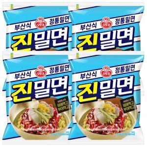 오뚜기 진밀면 135g x 4개 / 라면 봉지라면