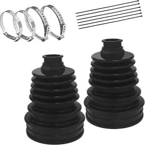 범용 CV 부츠 수리 키트 스테인리스 스틸 클램프 4개와 케이블 타이 6개가 포함된 실리콘 방수 방진 액슬