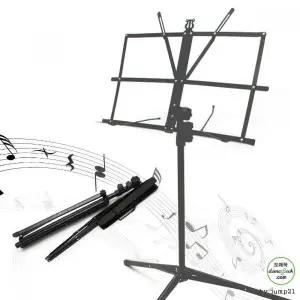 보면대 스탠드 휴대용 악보대 공연 음악 등받이