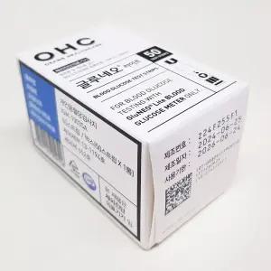 글루네오라이트 혈당시험지 50매 오상헬스케어 당뇨 당 측정 검사지 유효 26.06.24