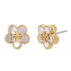 귀걸이 157351 700 키라 플라워 로고 자개 스터드 여성귀걸이