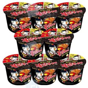 삼양 R7V0C8X5 불닭볶음면 105g 큰컵 8개 컵라면 화끈매운라면